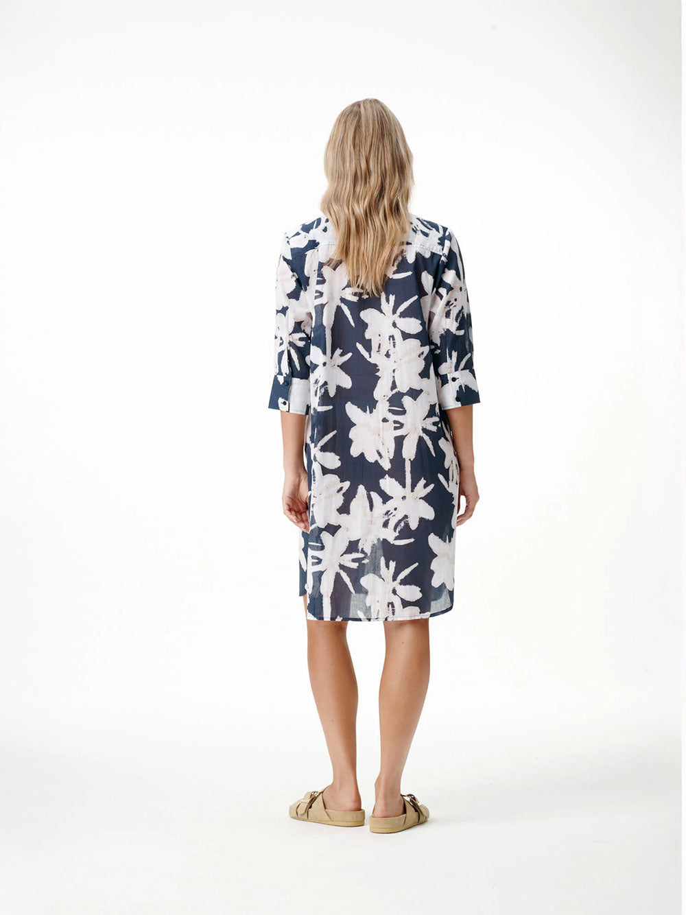 Middy Daisy Indigo Leaf Dress