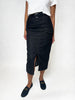 INZAGI Utility Denim Skirt - BLACK