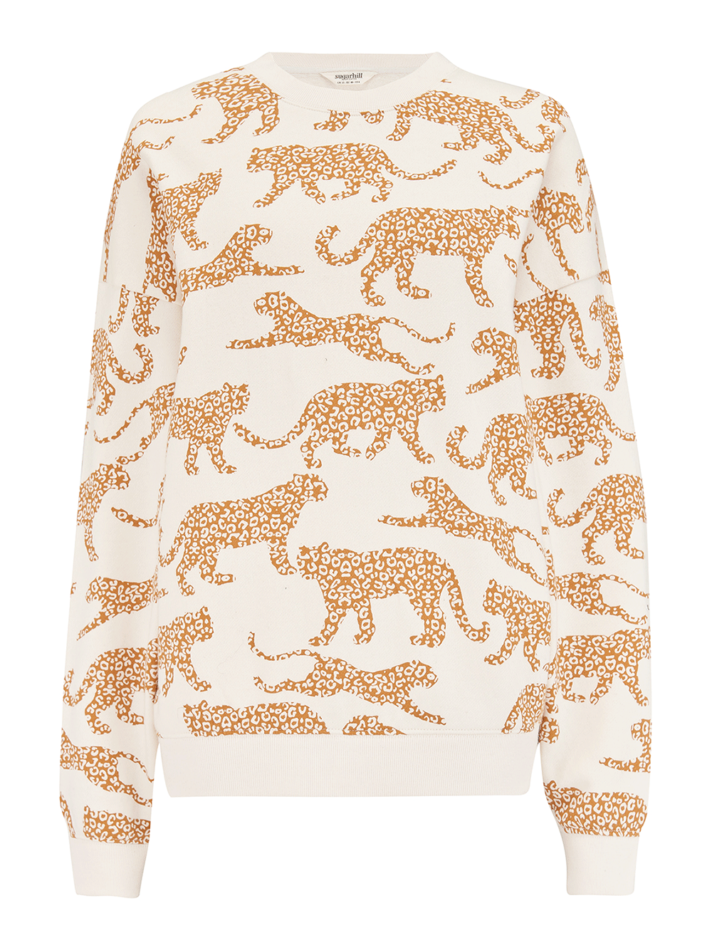 Eadie Sweatshirt - CREAM/LEOPARD