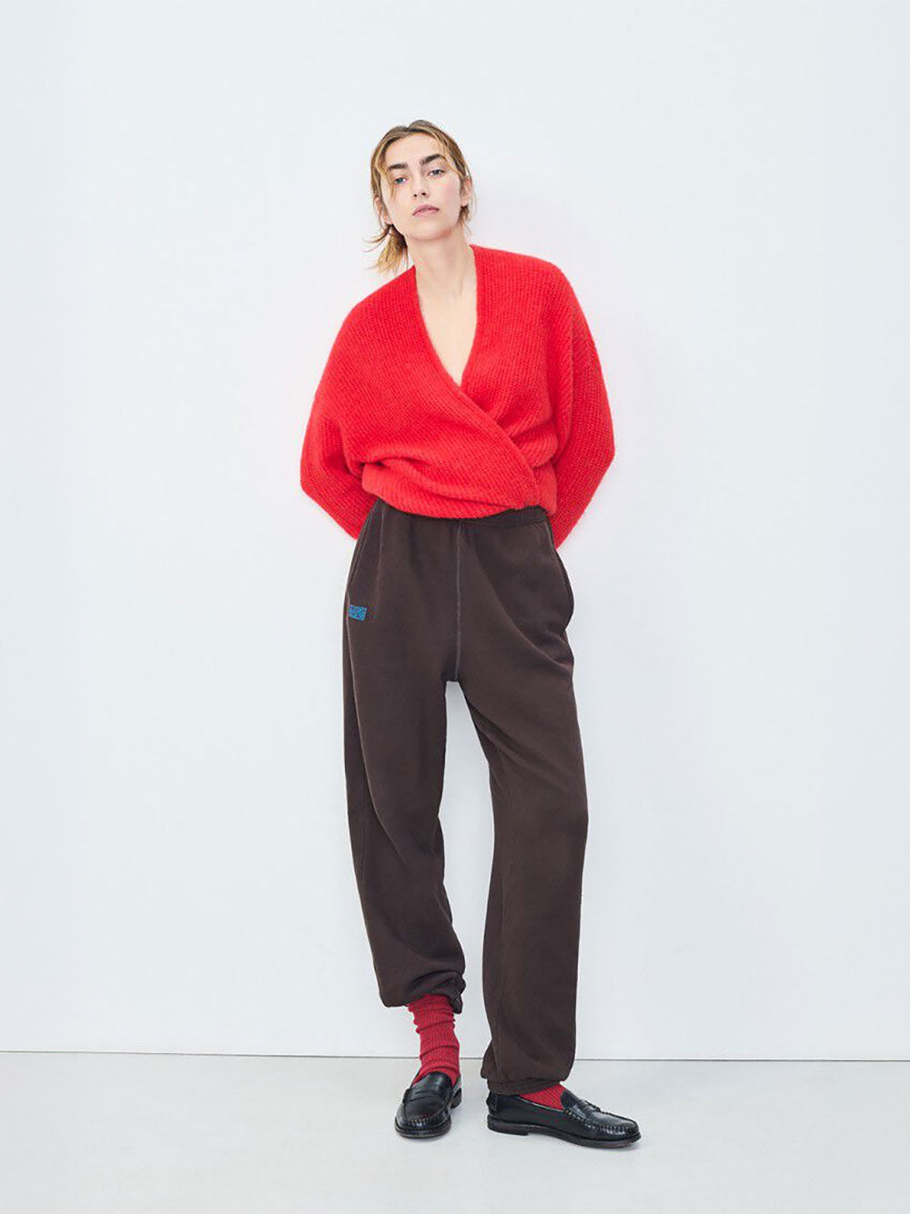 East Cardigan -  CHILLI PEPPER MELANGE