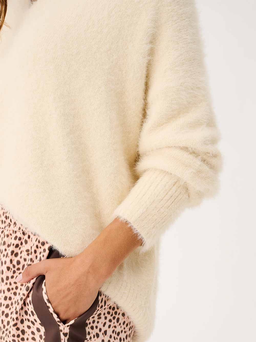 Emmie Knit Sweater - CREAM