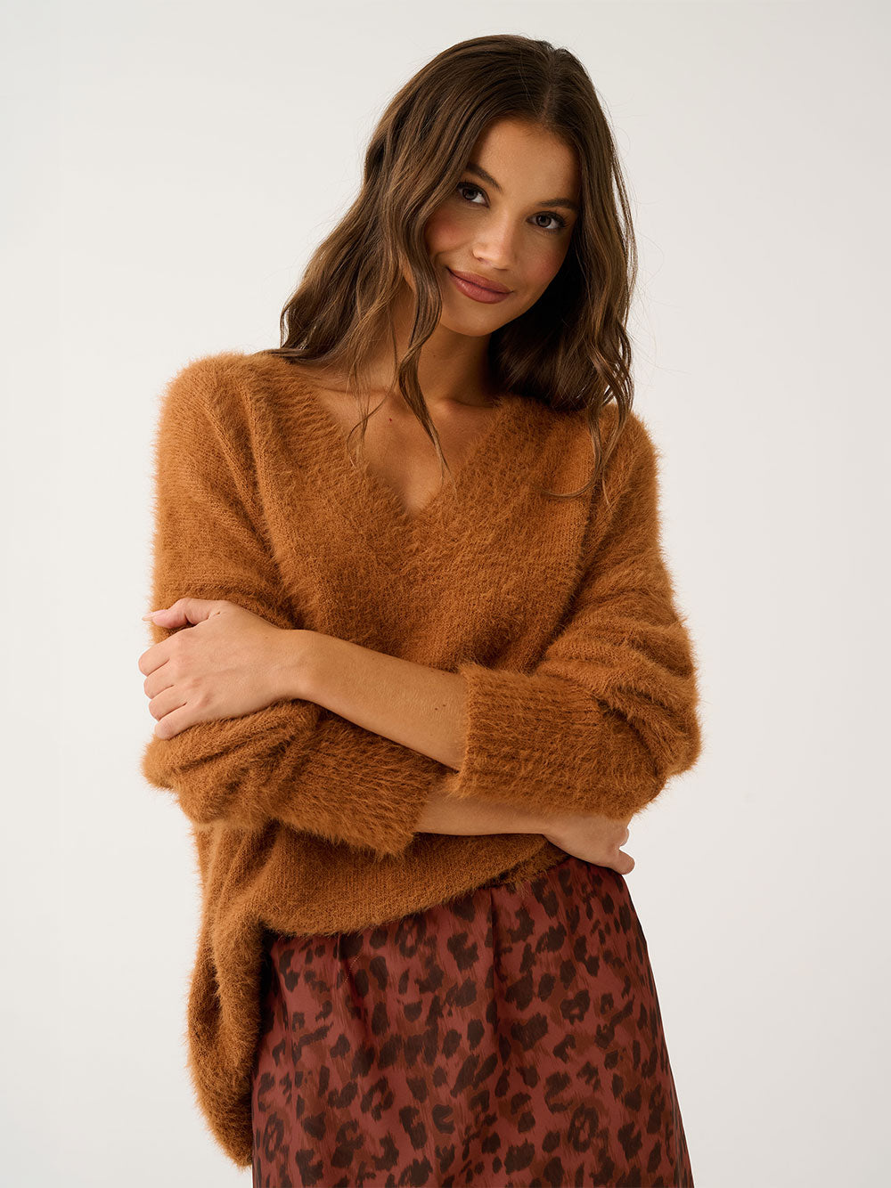 Emmie Knit Sweater - TOFFEE