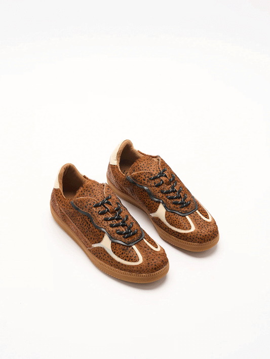 Fallon Leopard Sneaker - BROWN LEOPARD