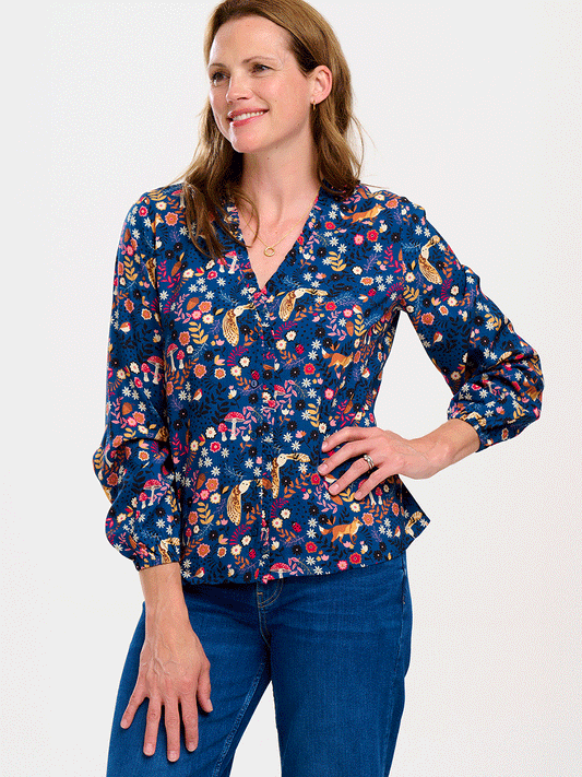 Alicia Frill Edge Blouse