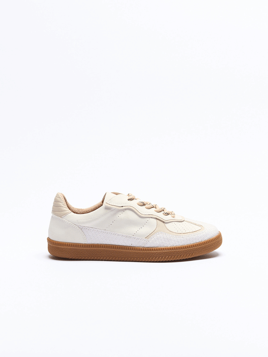 Fallon Sneaker WHITE SNAKE