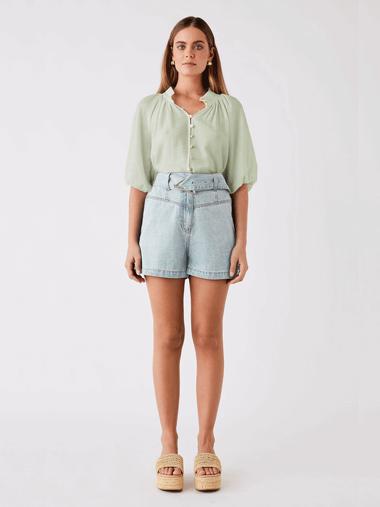 Island Blouse - SAGE