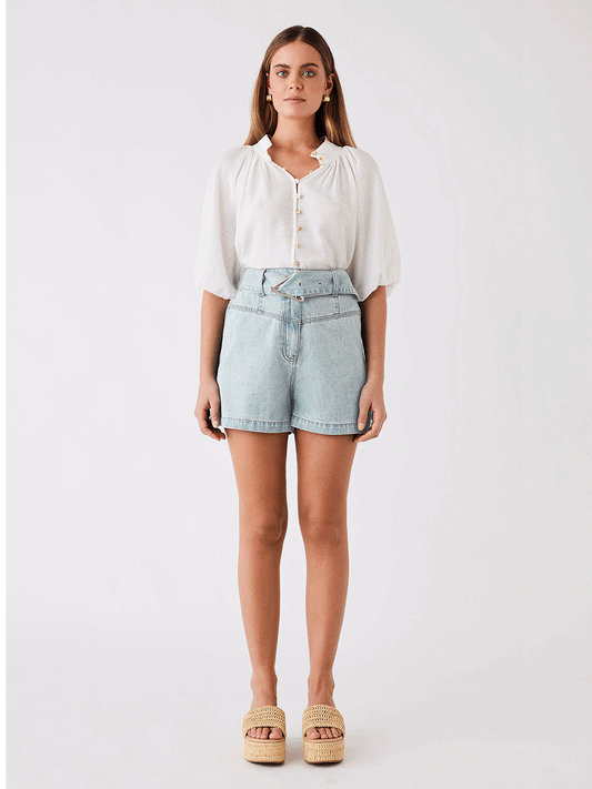 Island Blouse - WHITE