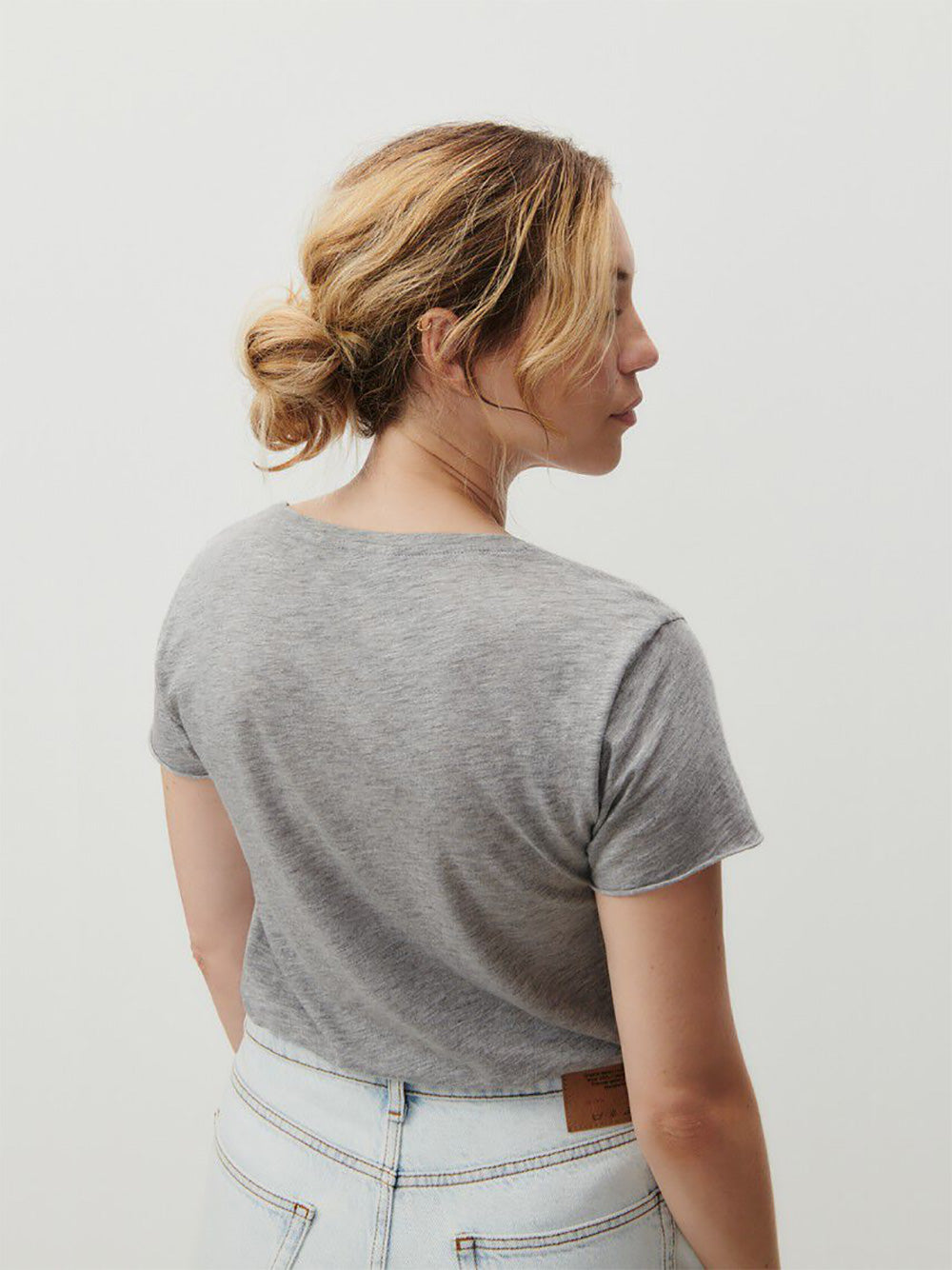 Jacksonville V-Neck T-Shirt - GREY MELANGE