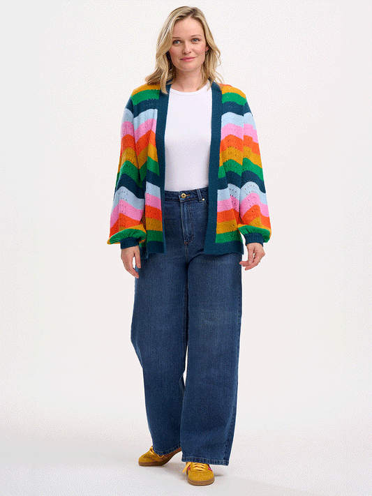 Bella Cardigan - RAINBOW WAVES