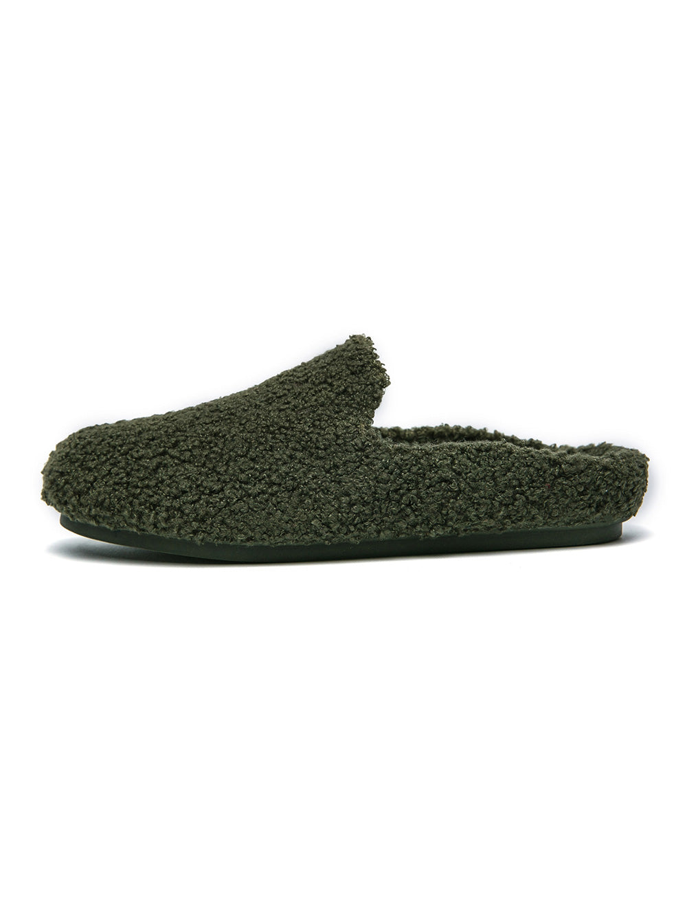 Fluffy Slide - OLIVE