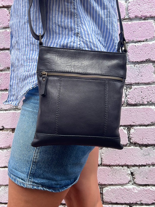 Leah Crossbody Bag - BLACK
