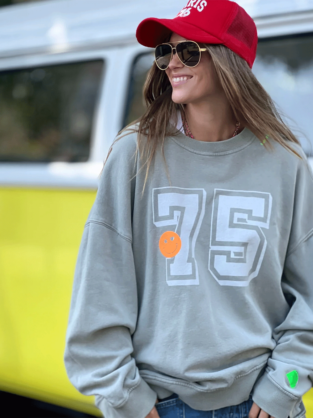 Long Vintage Sweat - KHAKI