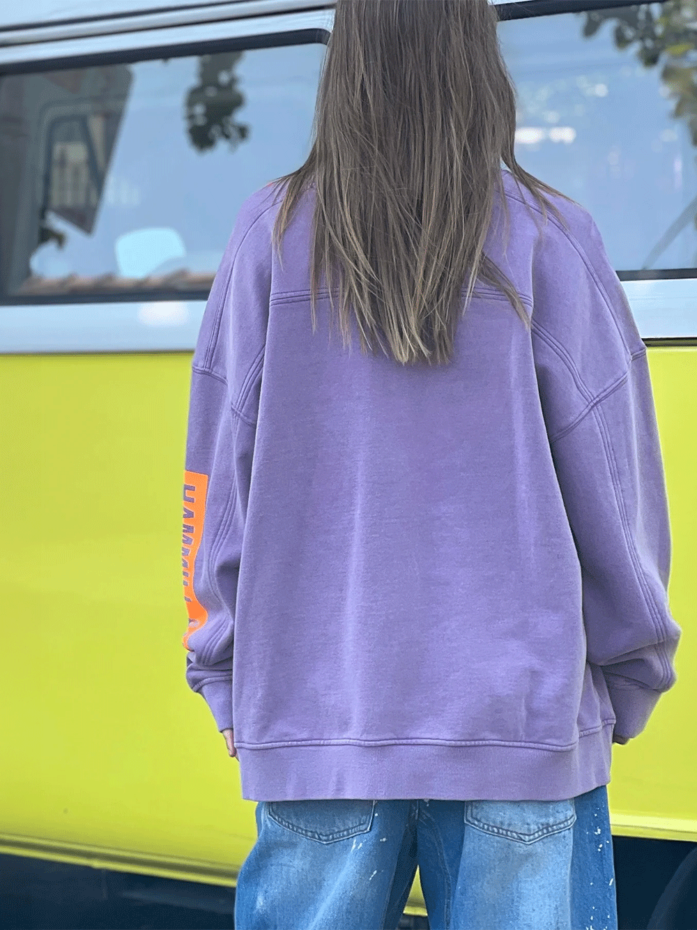 Long Vintage Sweat - MAUVE
