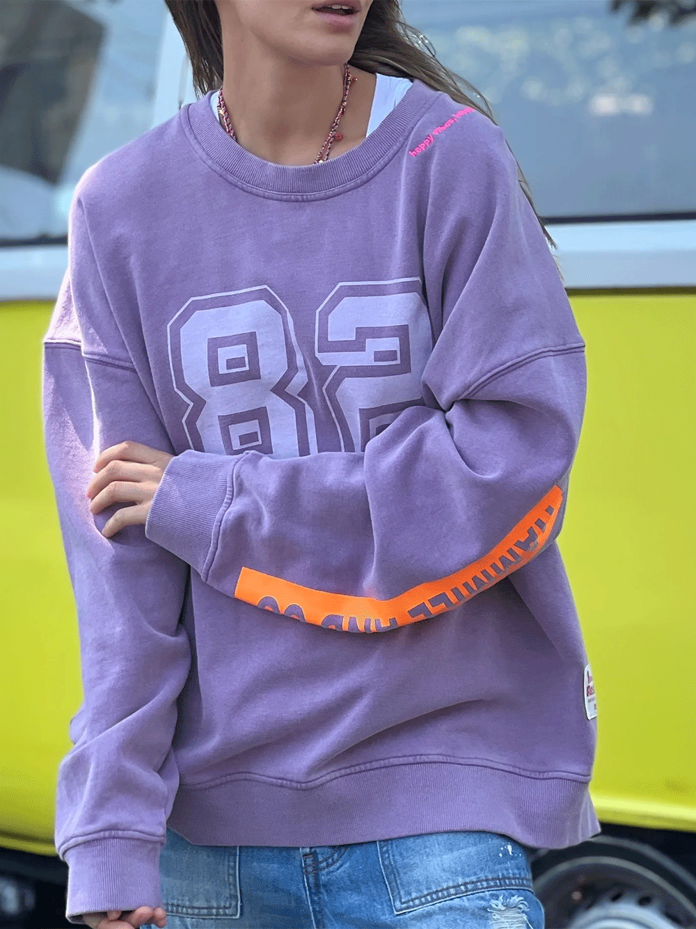 Long Vintage Sweat - MAUVE