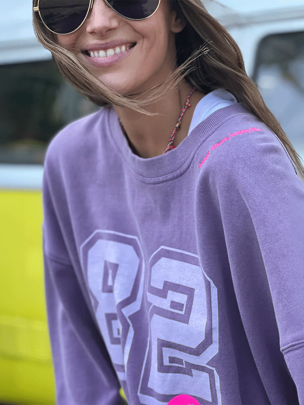 Long Vintage Sweat - MAUVE