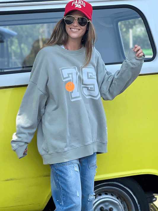 Long Vintage Sweat - KHAKI