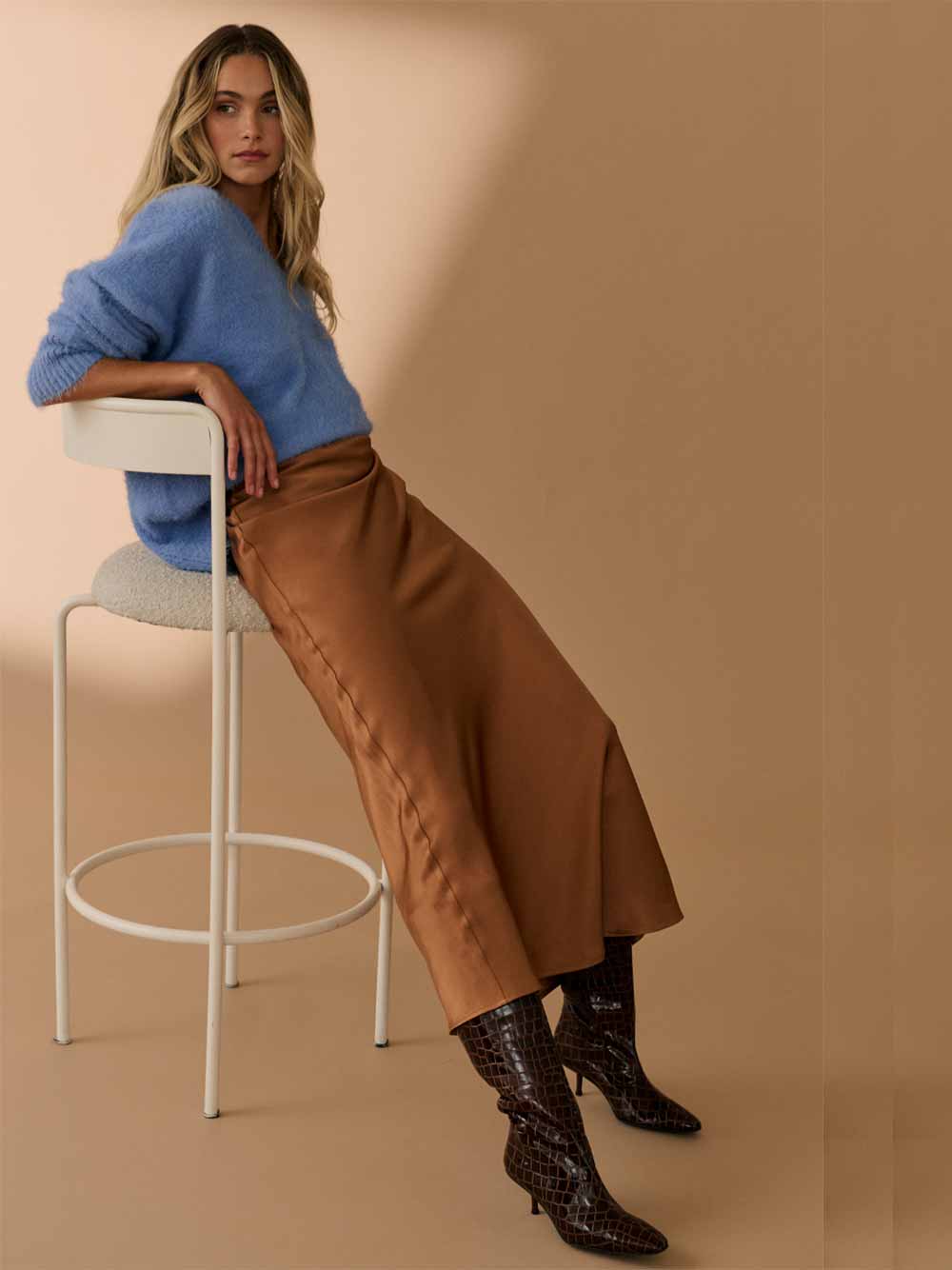 Millie Slip Skirt - GOLDEN
