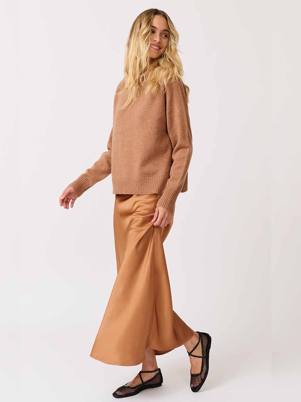 Millie Slip Skirt - GOLDEN