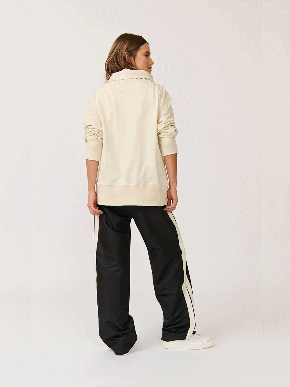 Nova Half Zip Sweater - VANILLA