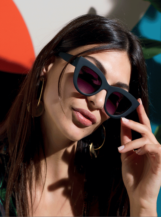 Claudia Sunglasses (OK013) - BLACK