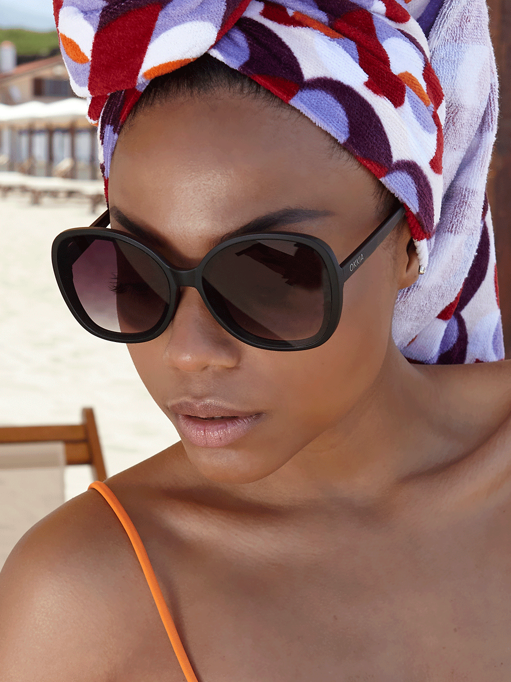 Anna Sunglasses (OK019) - BLACK