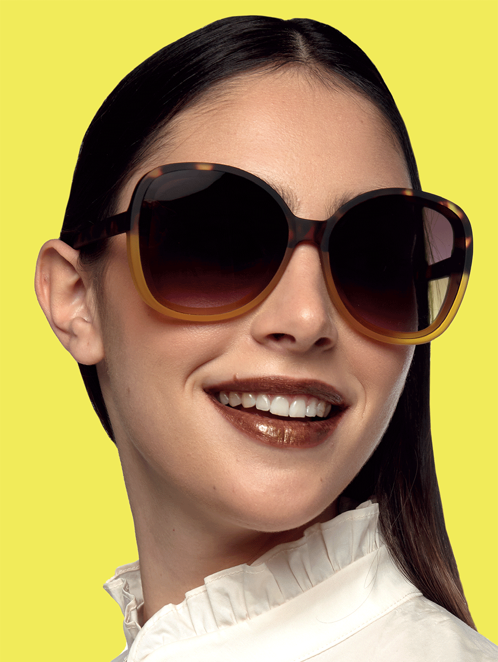 OKKIA Anna Sunglasses (OK019) - YELLOW HAVANA