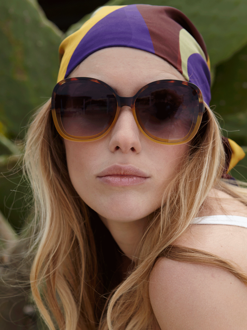 OKKIA Anna Sunglasses (OK019) - YELLOW HAVANA