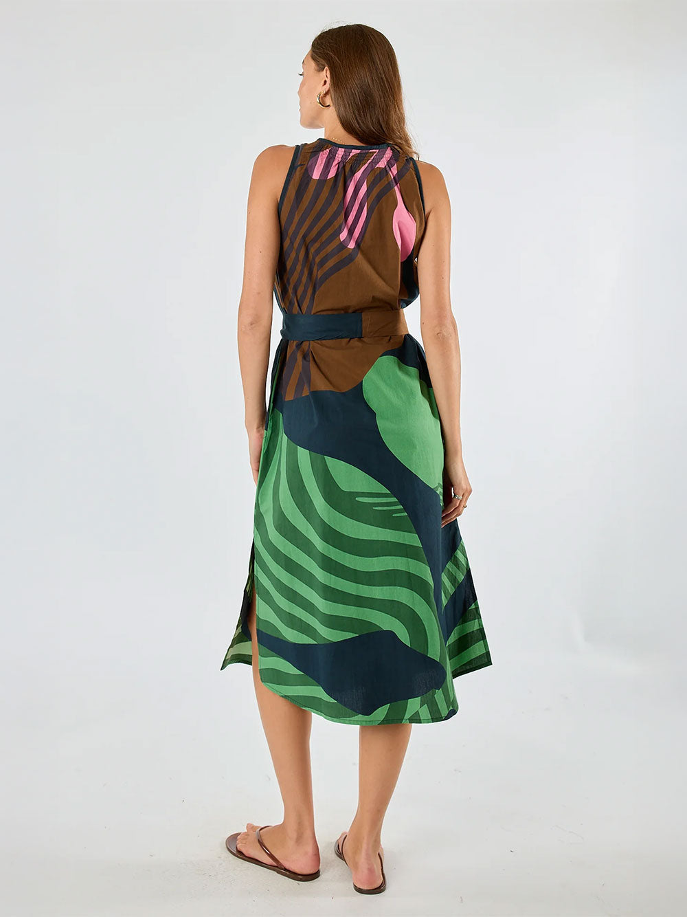 Papillon S/Less Dress - BLACK