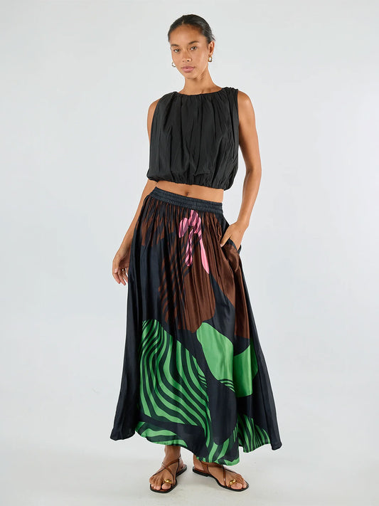 Papillon Skirt - BLACK