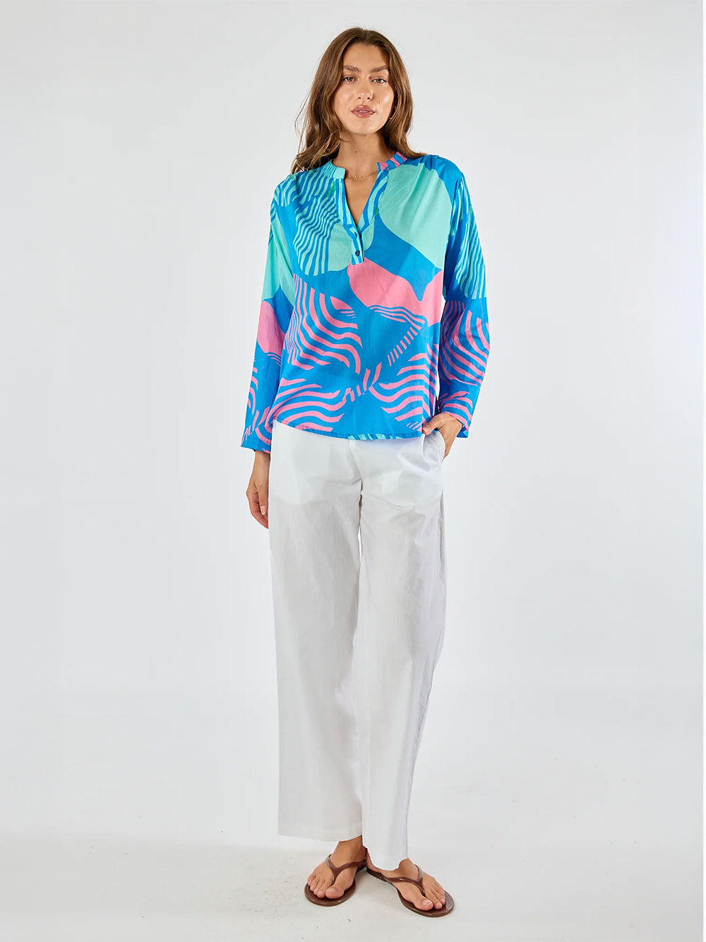 Papillon LS Top - BLUE