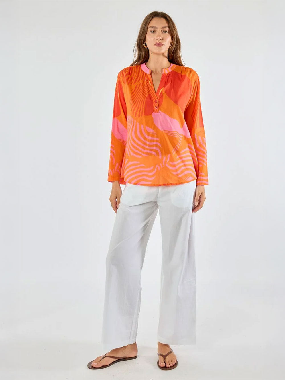 Papillon LS Top - ORANGE