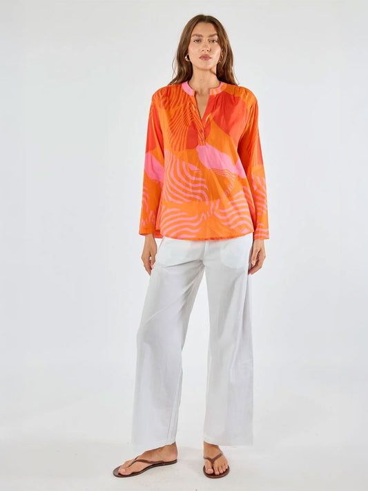 Papillon LS Top - ORANGE