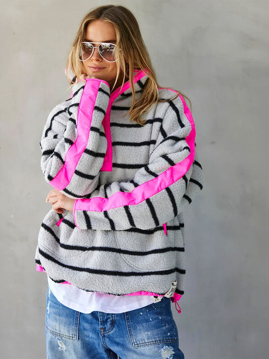 Pop Stripe Polar Fleece