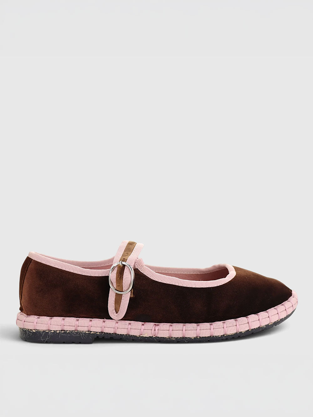 Spanol Suede Shoes - CHOC/PINK