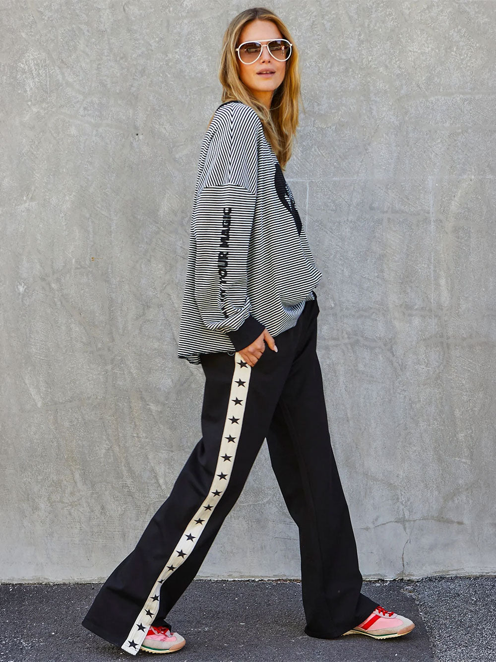 Super Star Sport Pant - BLACK