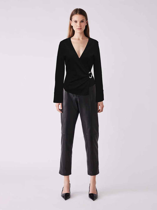 Stranger Cross Over Top - BLACK