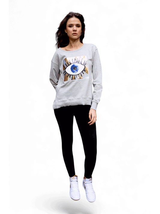Suzie Sweater - GREY MARLE