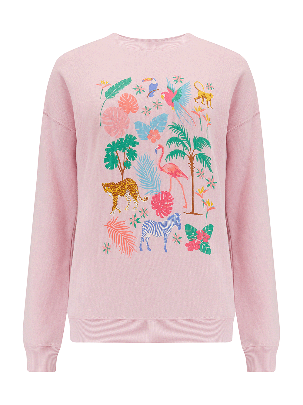 Noah Sweatshirt - PEACH TROPICAL SAFARI
