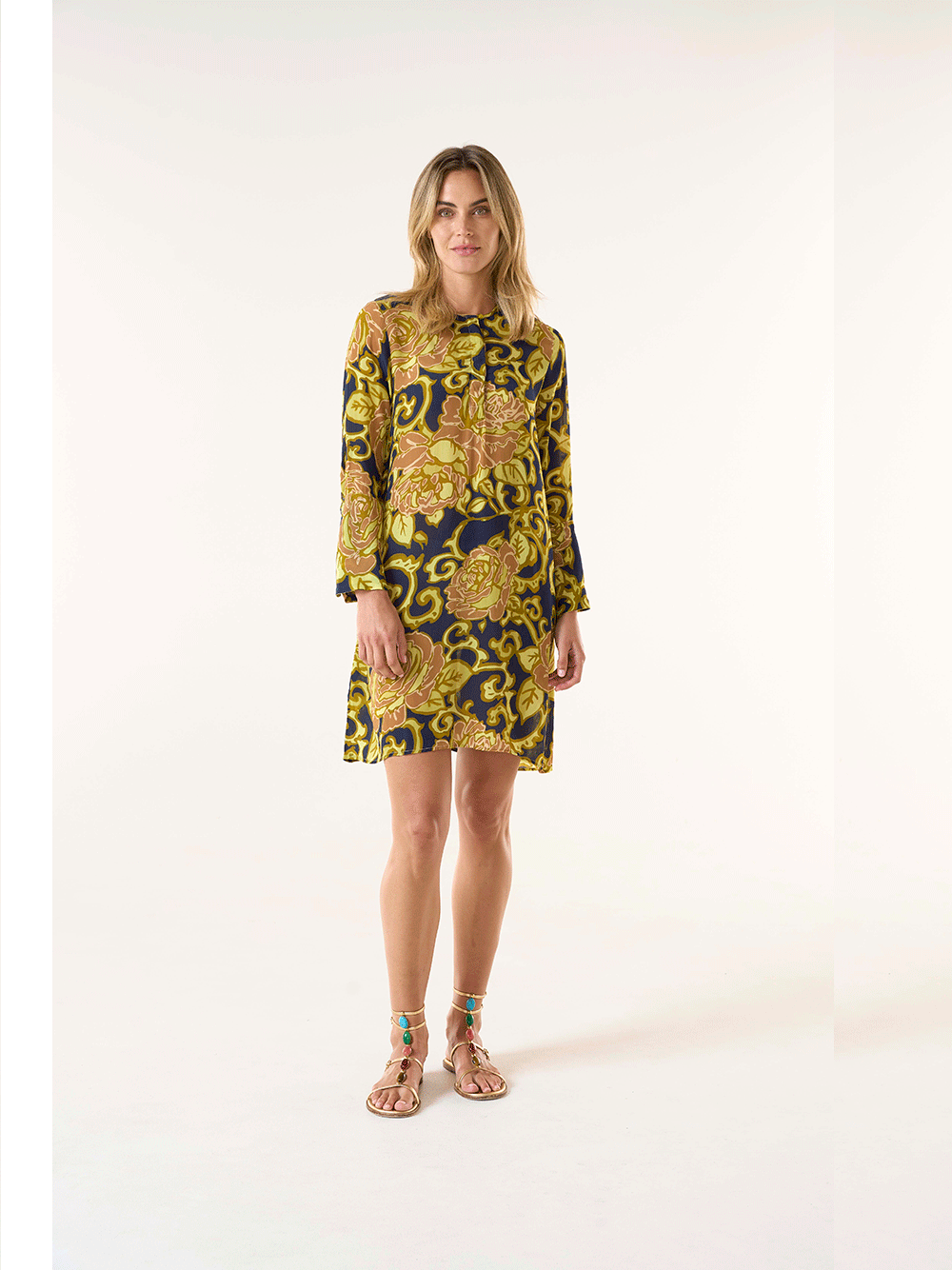 Middy Genie Dress -SAN SEBASTIAN CITRINE