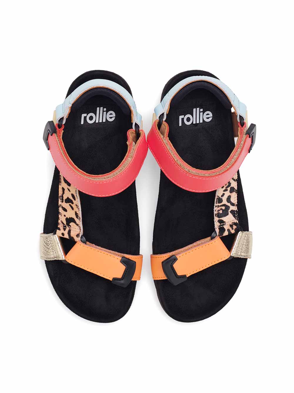 Sandal Tooth Wedge - MULTI LEOPARD