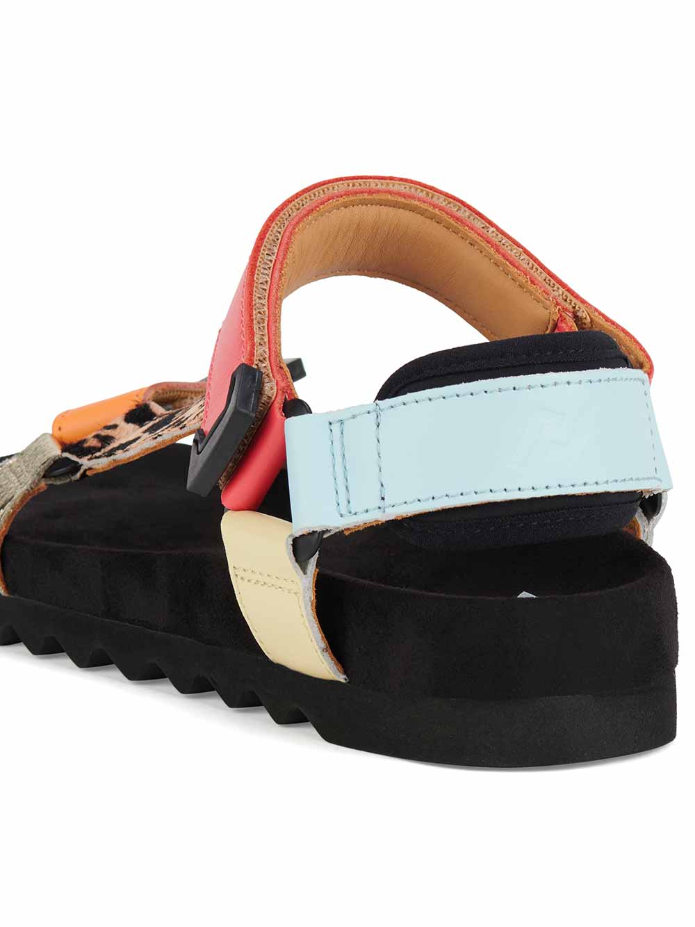 Sandal Tooth Wedge - MULTI LEOPARD