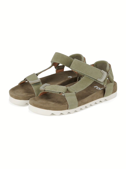 Sandal Tooth Wedge - SAGE/WHITE