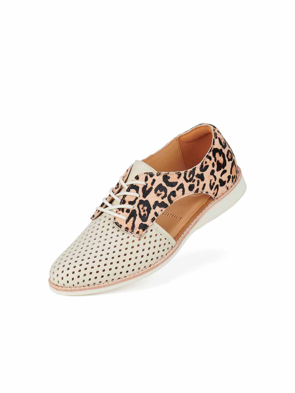 Derby Sidecut Punch Bone/Leopard