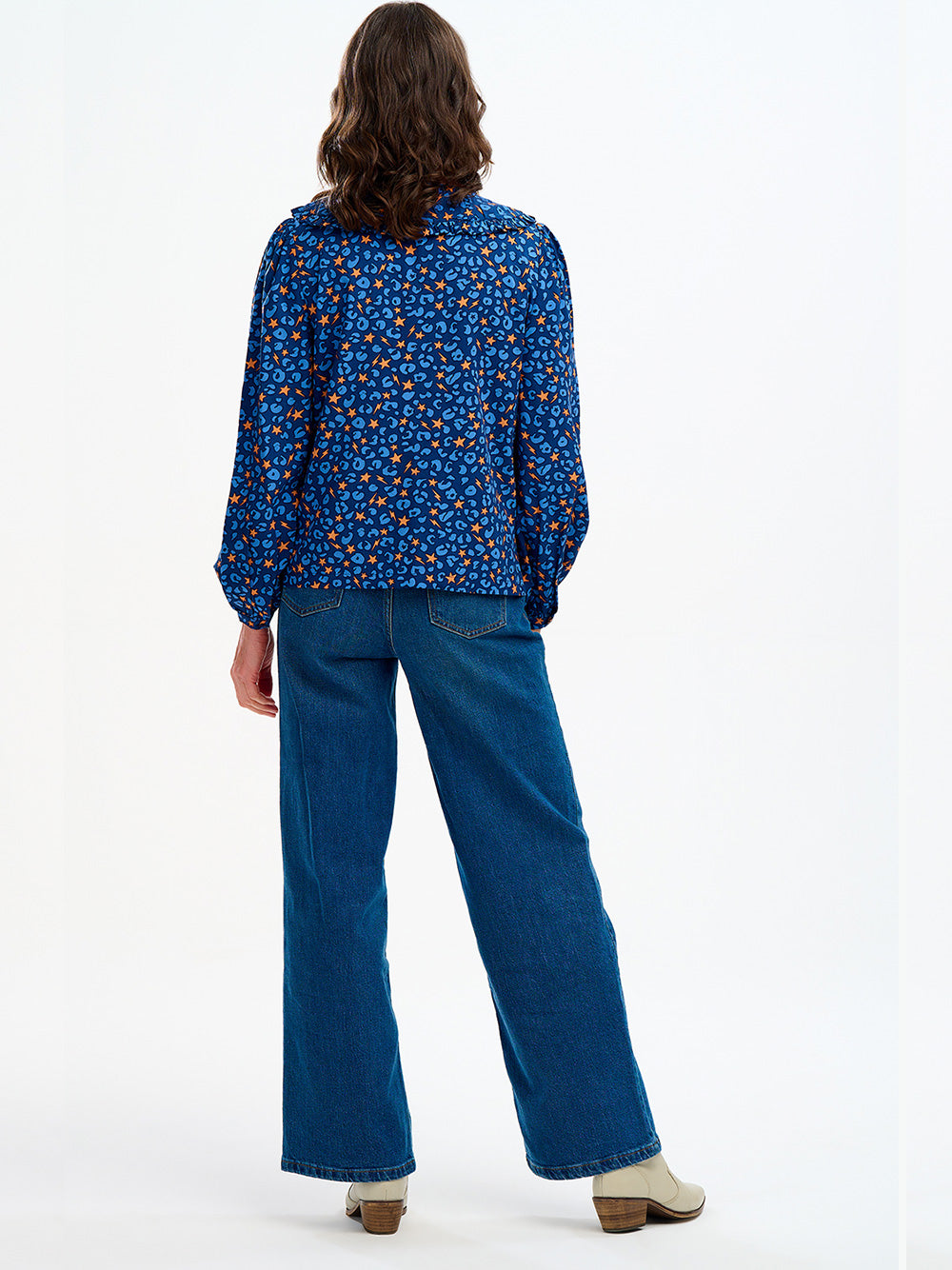 Henna Frill Blouse