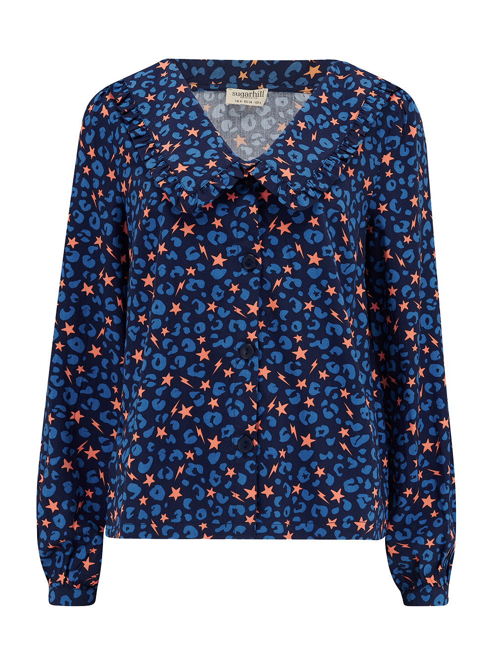 Henna Frill Blouse