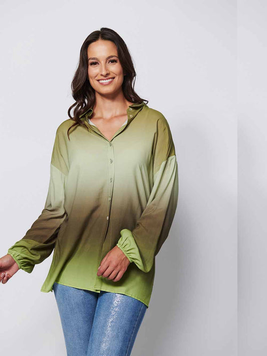 Tiziana Ombre Shirt - MILITARY