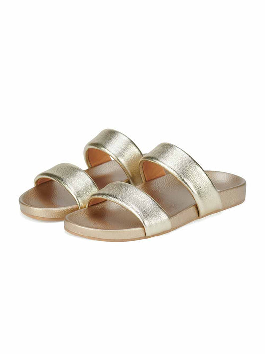 Tide Strap Sandal - GOLD