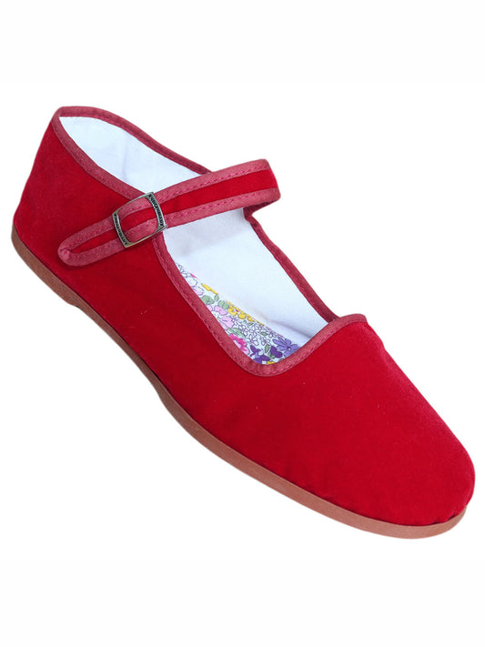 Velvet Shoe - CHERRY