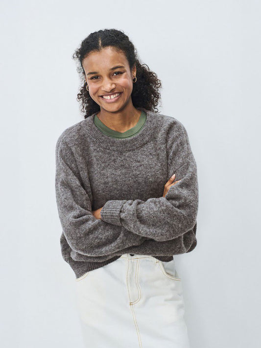 Vitow Sweater - STEEL MELANGE