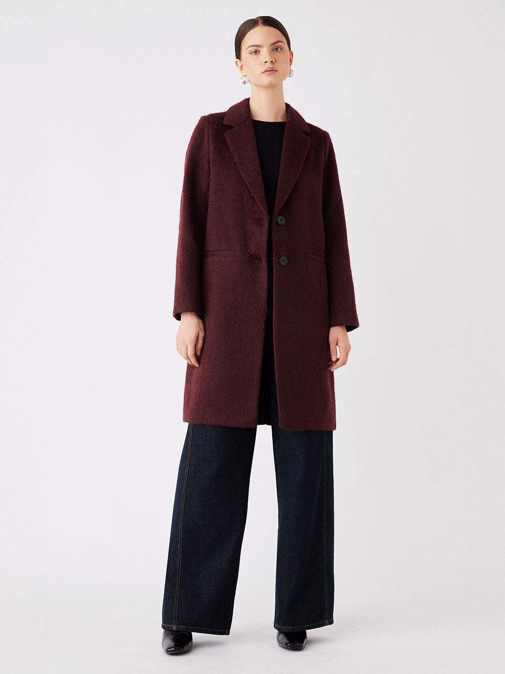 Venice Coat - WINE